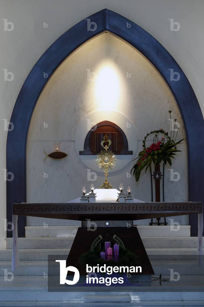Dominican community of Bien Hoa, Main altar, Eucharist adoration, Vietnam (photo)