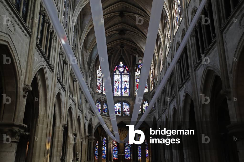 Church of Saint Severin in the Latin Quarter of Paris. France. (photo)