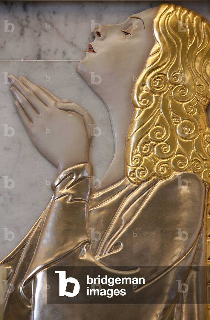 Am Steinhof church altar angel Vienne Autriche