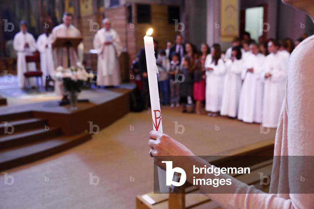 Mass of the sacraments at St Joan of Arc's school in Montrouge, Montrouge, France