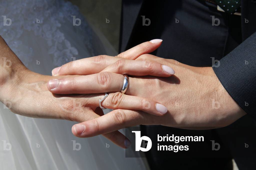 Wedding rings, Paris, France