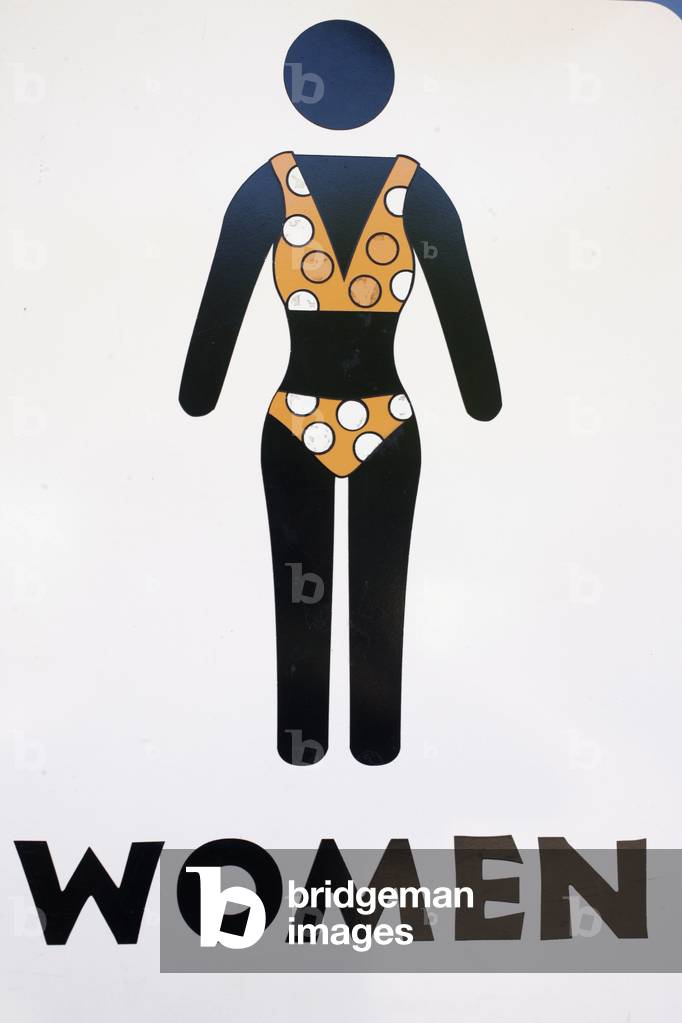 Toilet sign, Orlando, Etats-Unis