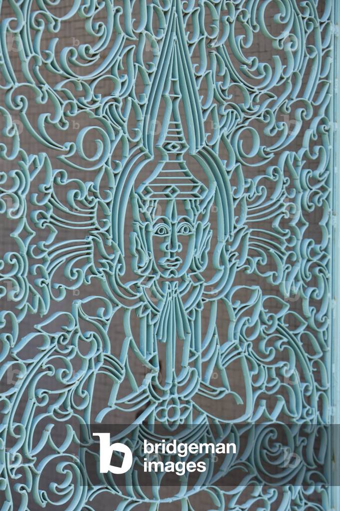 Sylver PagodaApsara on a door, Phnom Penh, Cambodia