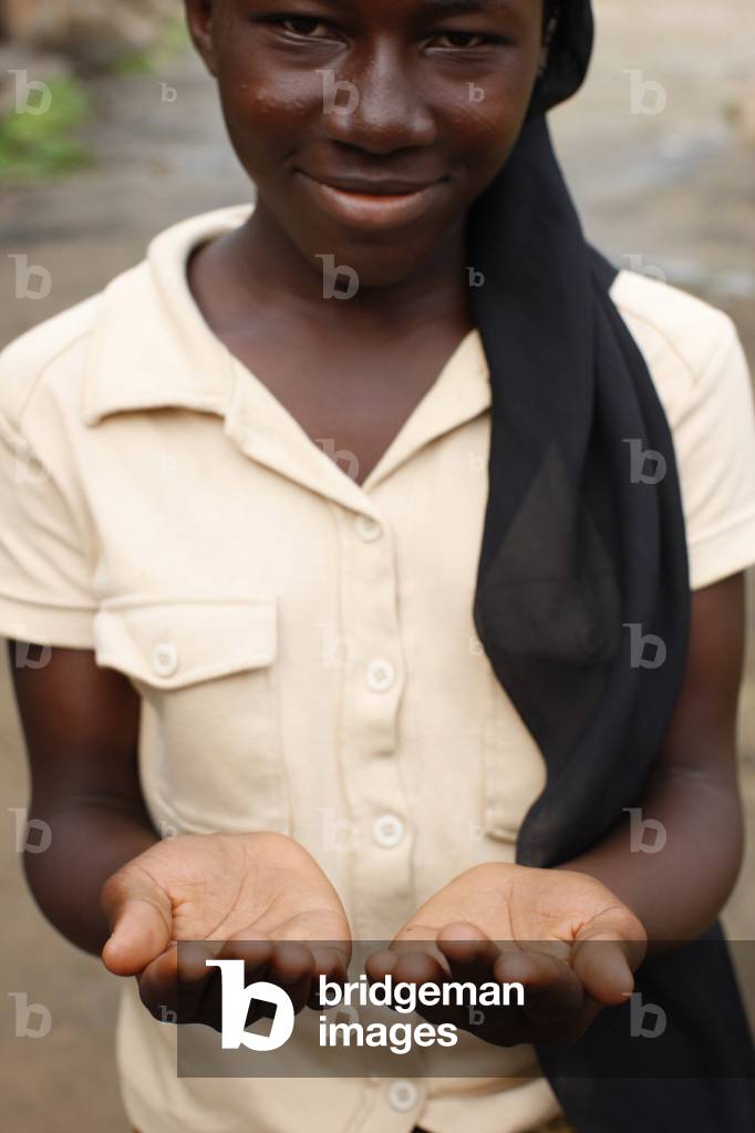Muslim girl in Africa, Lome, Togo