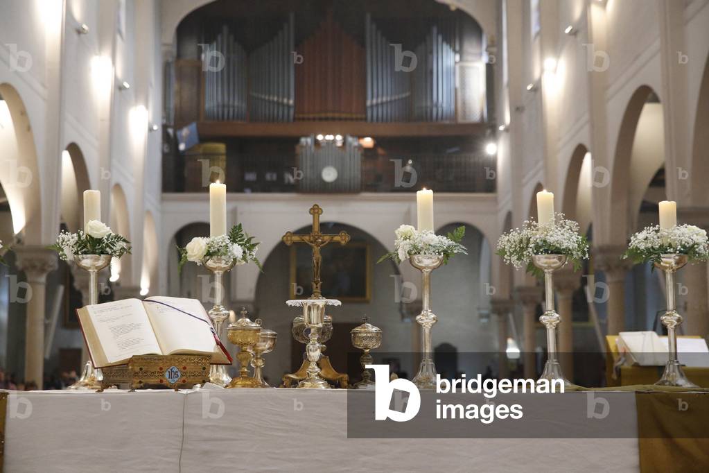 Catholic mass., Villemomble, France