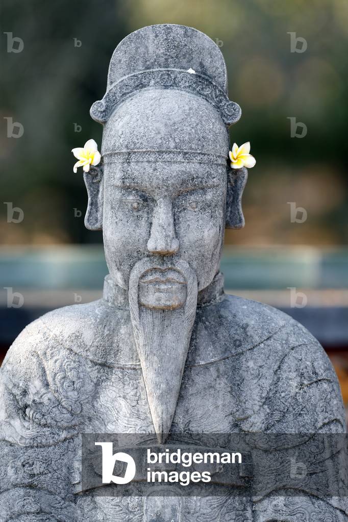 Tu Duc Royal Tomb complex, Mandarin statue, Hue, Vietnam, 2019 (photo)