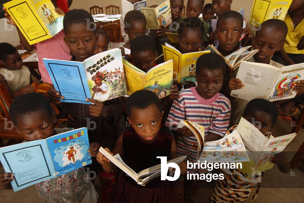 Gbonvie school library, Lome, Togo