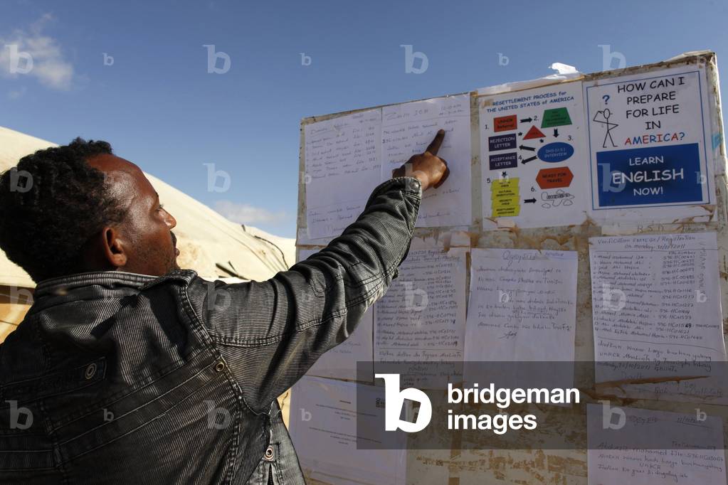 Somali refugee in Choucha camp, Ras Jedir, Tunisie