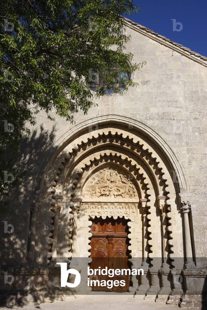 Ganagobie monastery church, Ganagobie, France