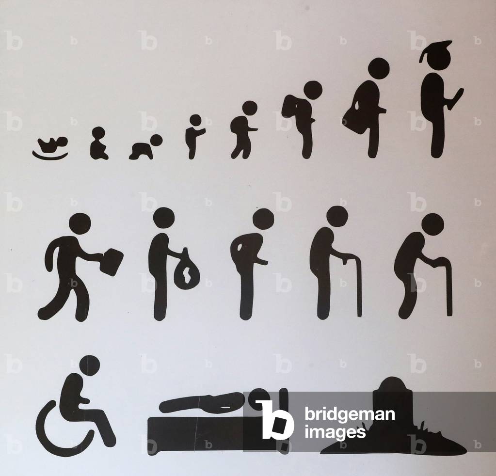 Vinh Trang Buddhist temple, From birth to death, My Tho, Vietnam (photo)