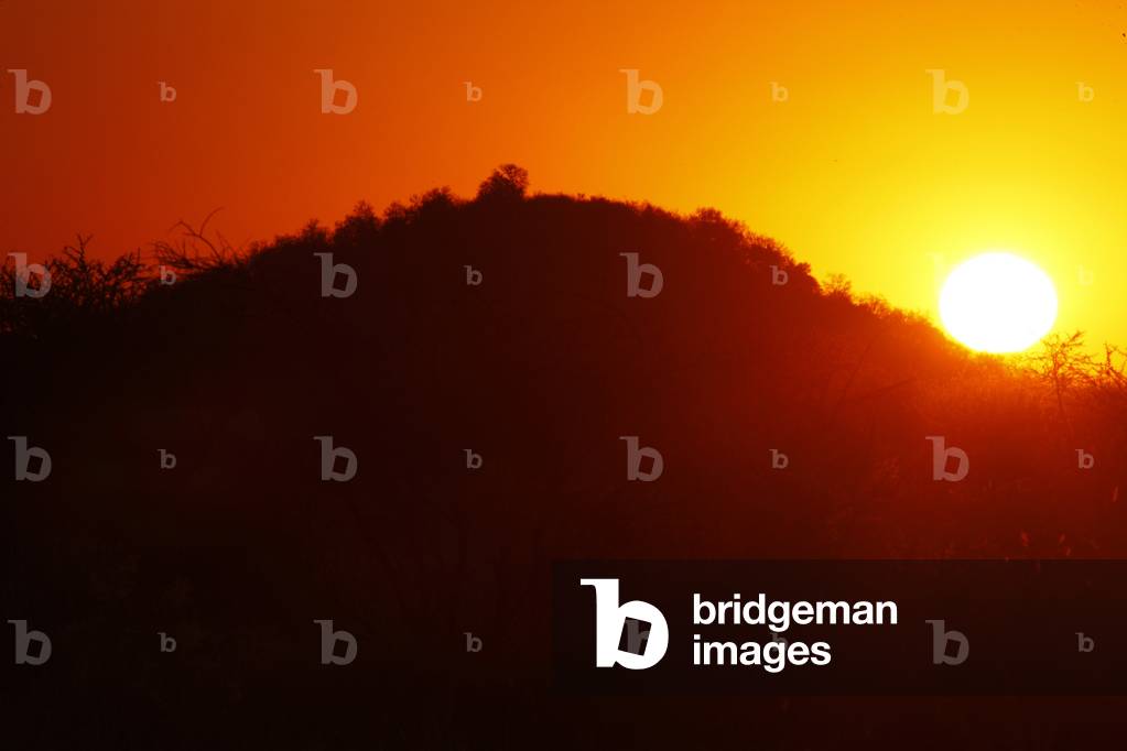 Sunset in South Africa, Madikwe, South Africa