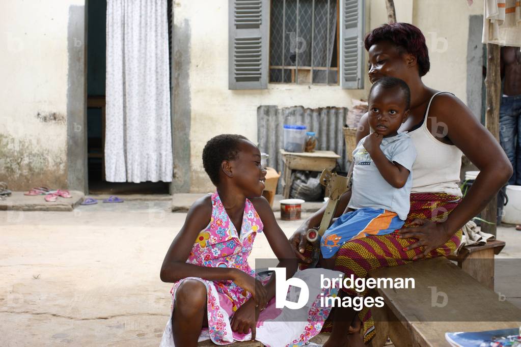 African family in Lome, Lome, Togo