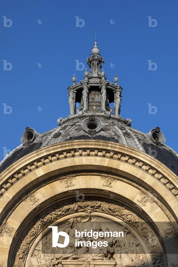 Paris, France, Petit palais museum, architectural detail, 2020 (photo)