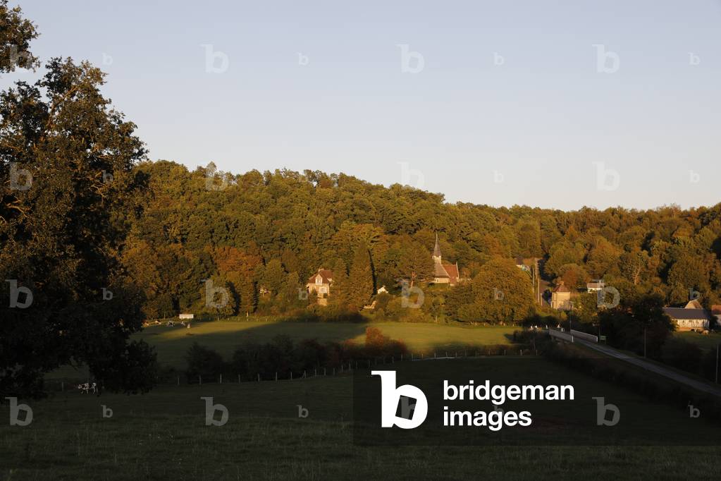 Champignolles village, Eure, France