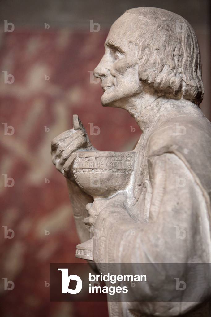 Cure d'Ars sculpture in Saint-Roch church, Paris, France