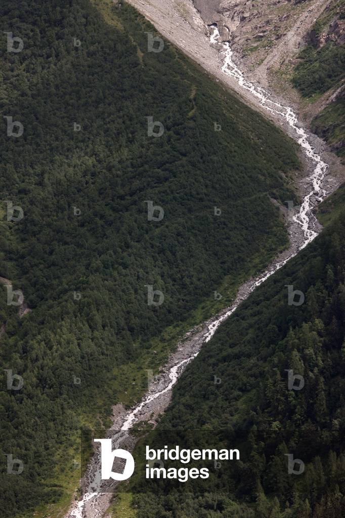 Mountain stream Les Houches France