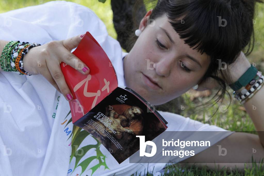 Pilgrim at World Youth Day 2011 Madrid Spain