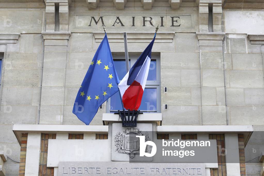 Chatillon town Hall, France.