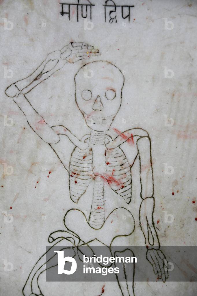 Ghost guarding Kali temple, Dakshin Kali, Nepal