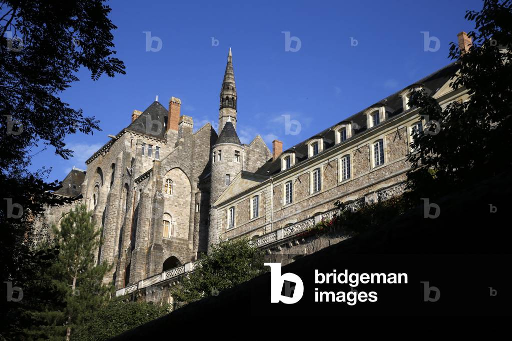 Solesme benedictine abbey, France. (photo)