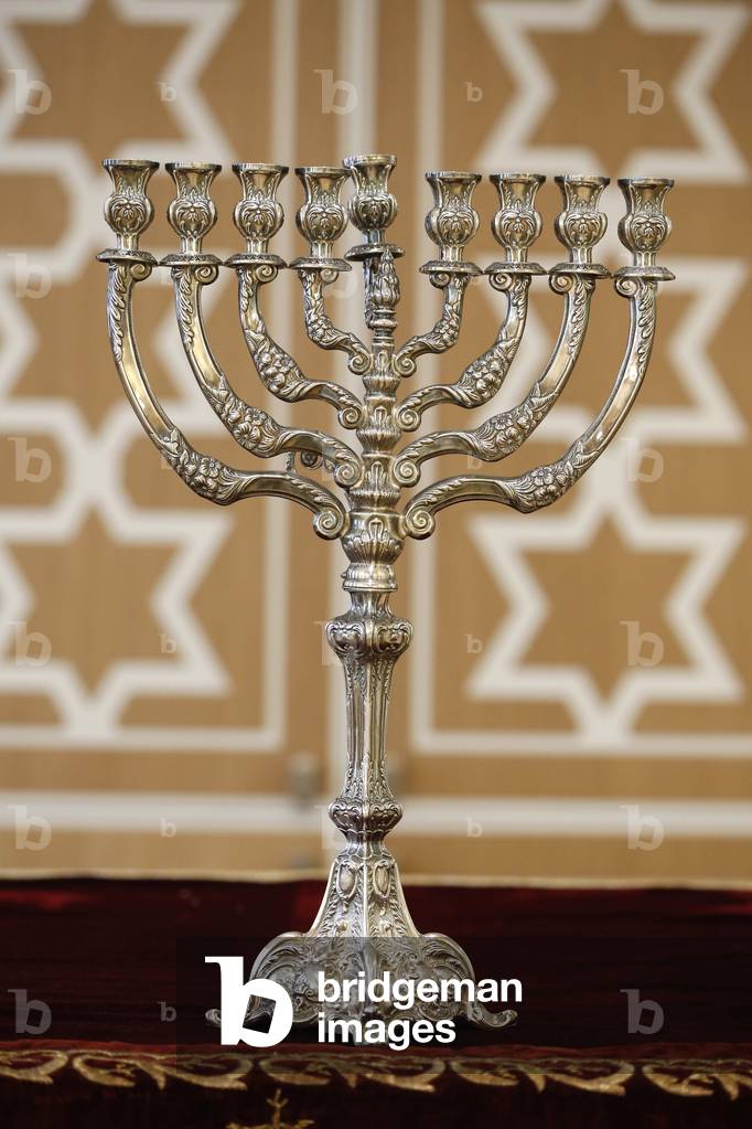 Hanukkah candelabra, Paris, France