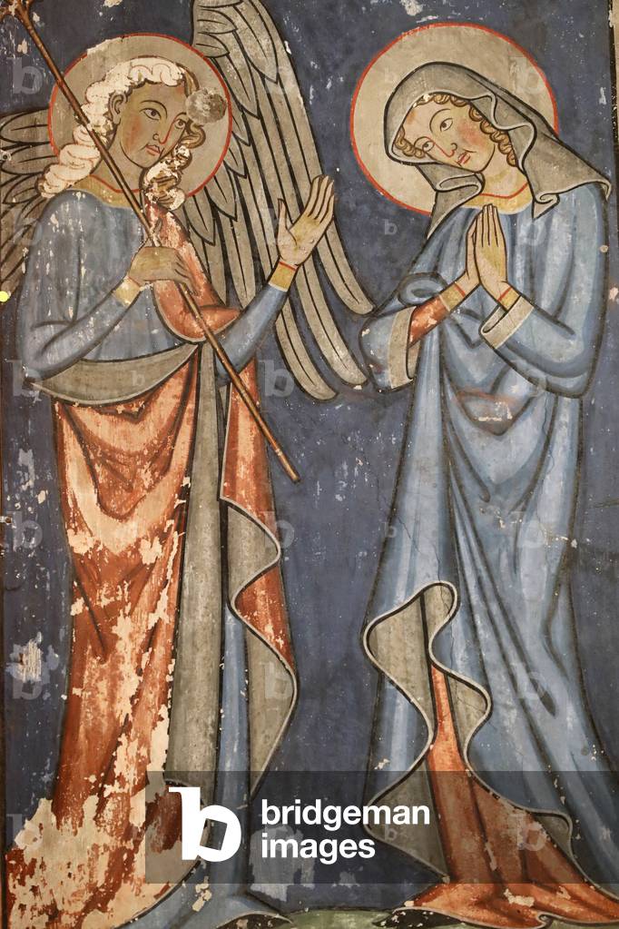 Saint-Pierre-le-Jeune Protestant Church, Fresco, Strasbourg, France.