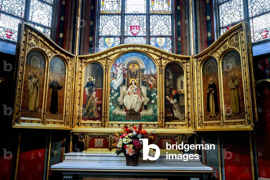 Our Lady cathedral, Antwerp, Belgium. Altarpiece. (photo)