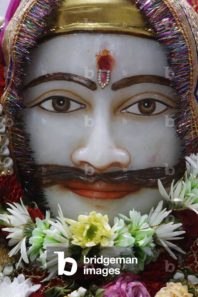 Sanatan Mandir hindu temple, Leicester. Baliadev murthi (statue). United kingdom