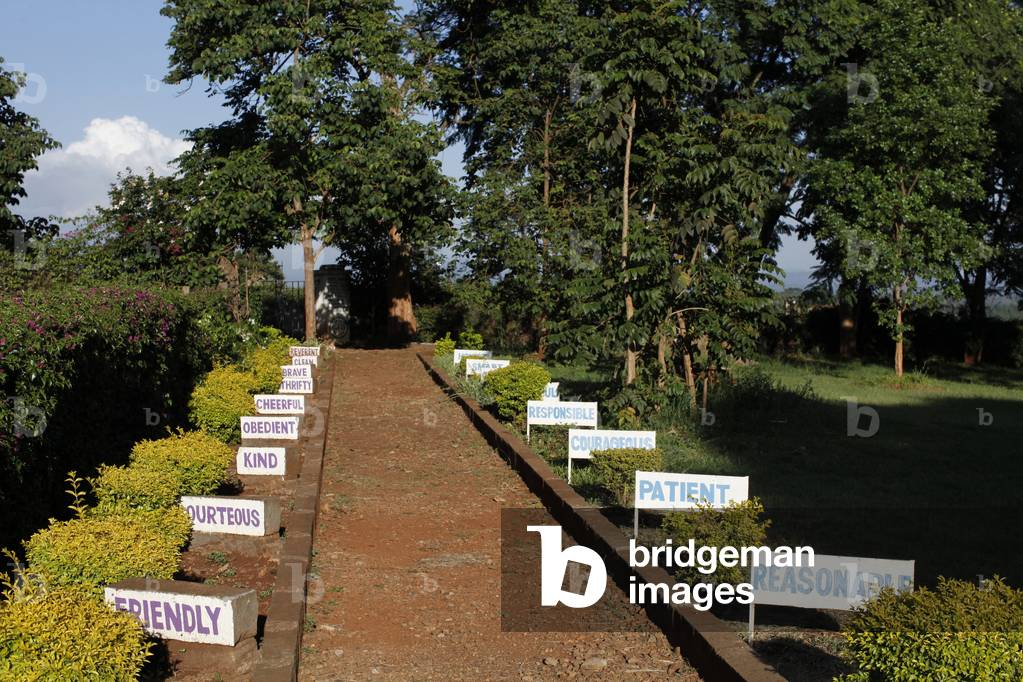 Path leading to the cemetery where Robert Baden-Powell is buried Nyeri Kenya