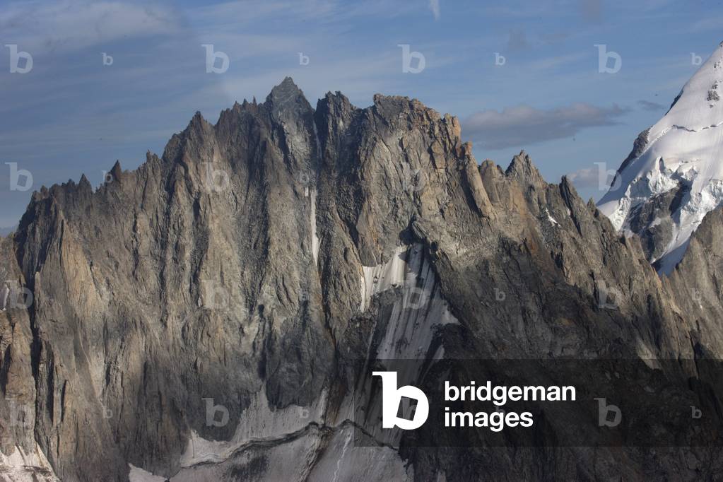 Mont Blanc peak summits, Chamonix, France