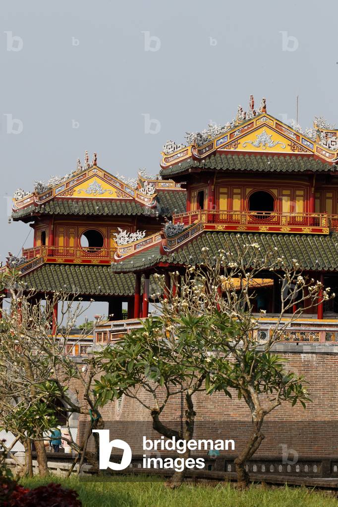 The imperial city, Morning gate, Ngo Mon Gate, main entrance to the Imperial Palace Hoang Thanh, UNESCO World Heritage Site, Hue, Vietnam, 2019 (photo)
