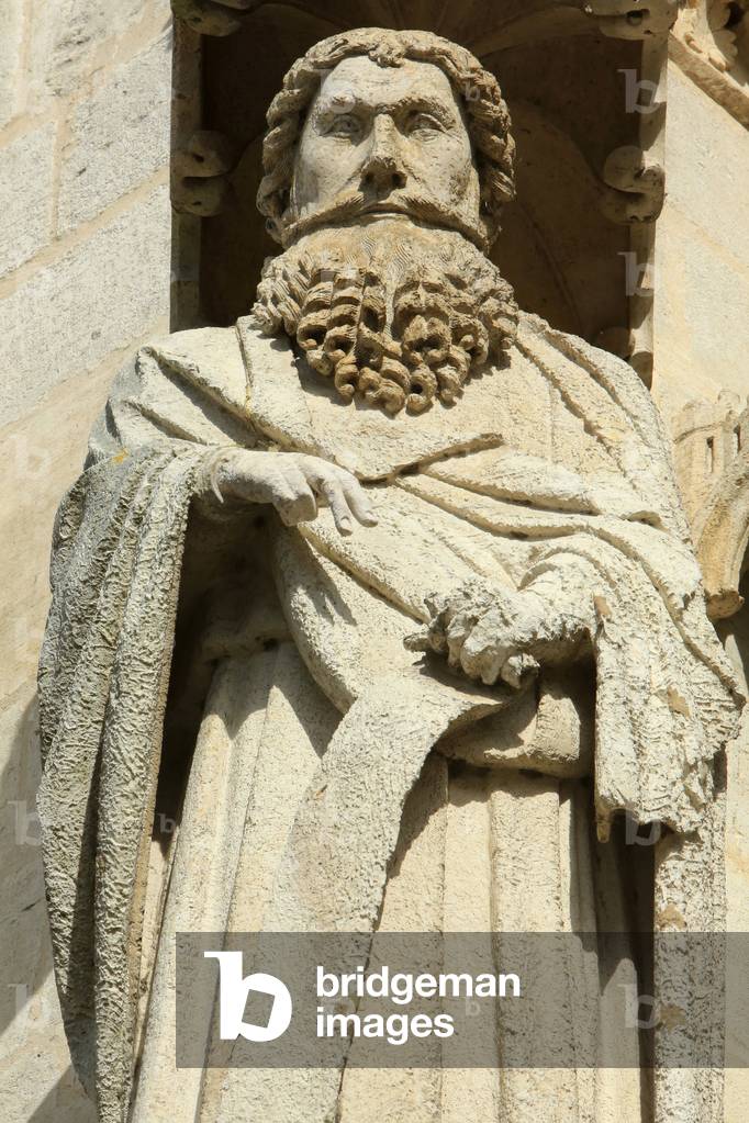 Pophet Nahum. Amiens Cathedral, Amiens, France