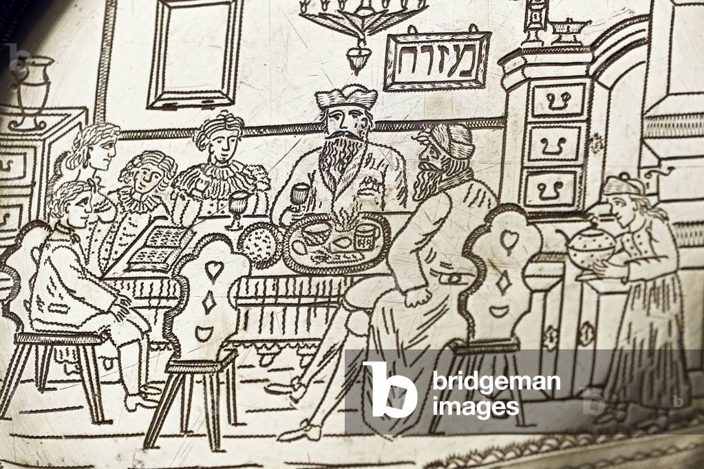 Passover Seder plate, 19th century