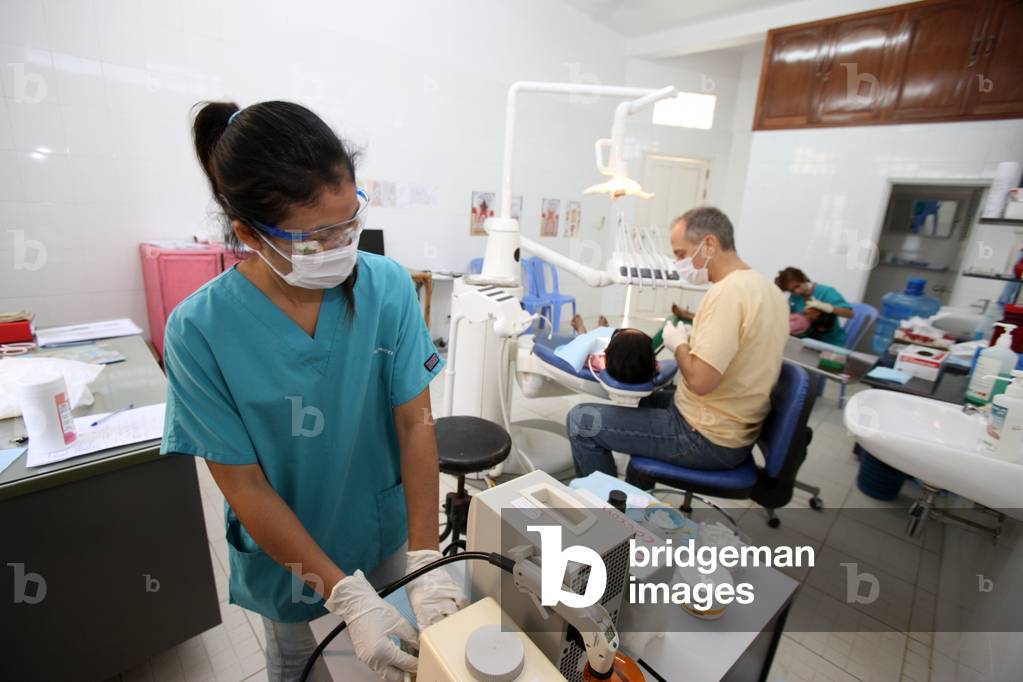 Happy Chandara School. Dental clinic. Phnom Penh Cambodia