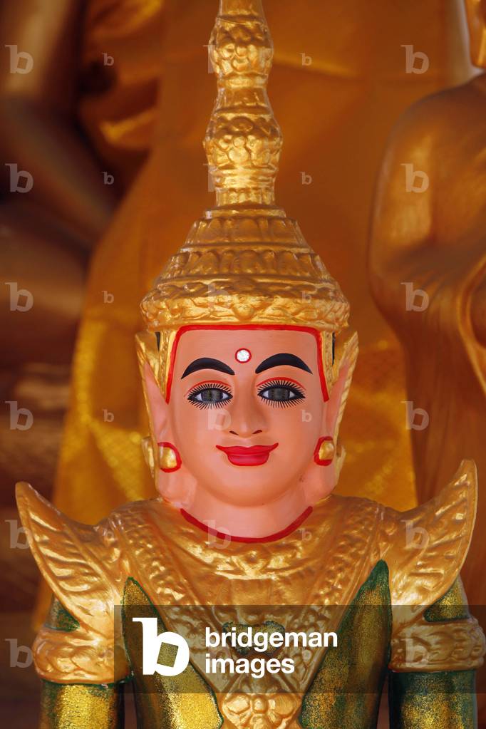 Statue in Preah Sihanouk Raja Buddhist university Phnom Penh Cambodge