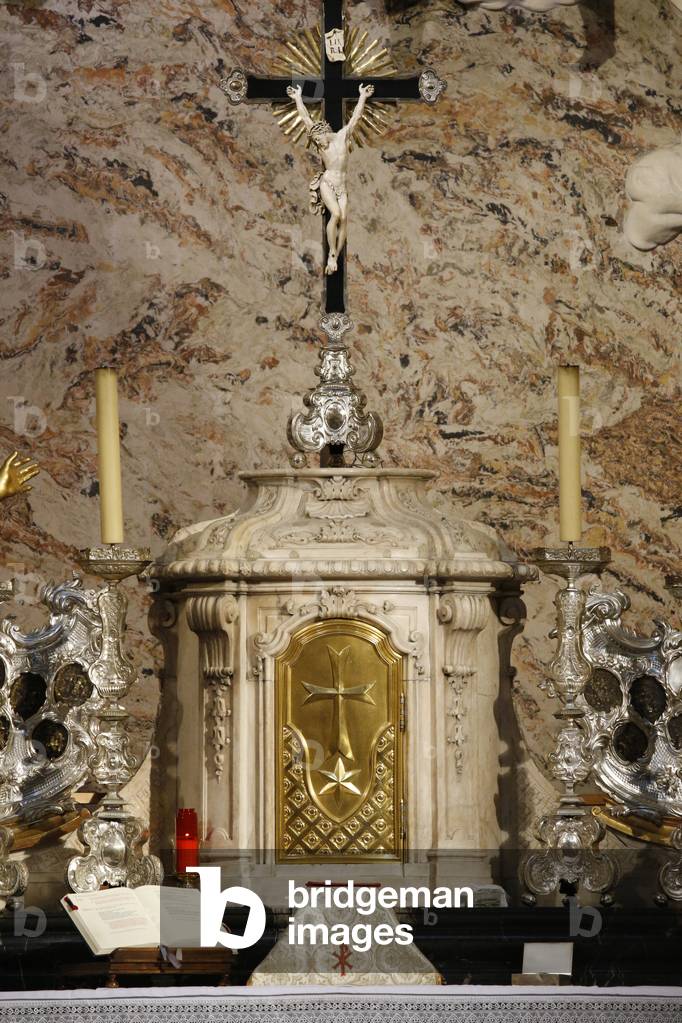 Tabernacle Karlskirche (St Charles's Church), Vienna, Austria