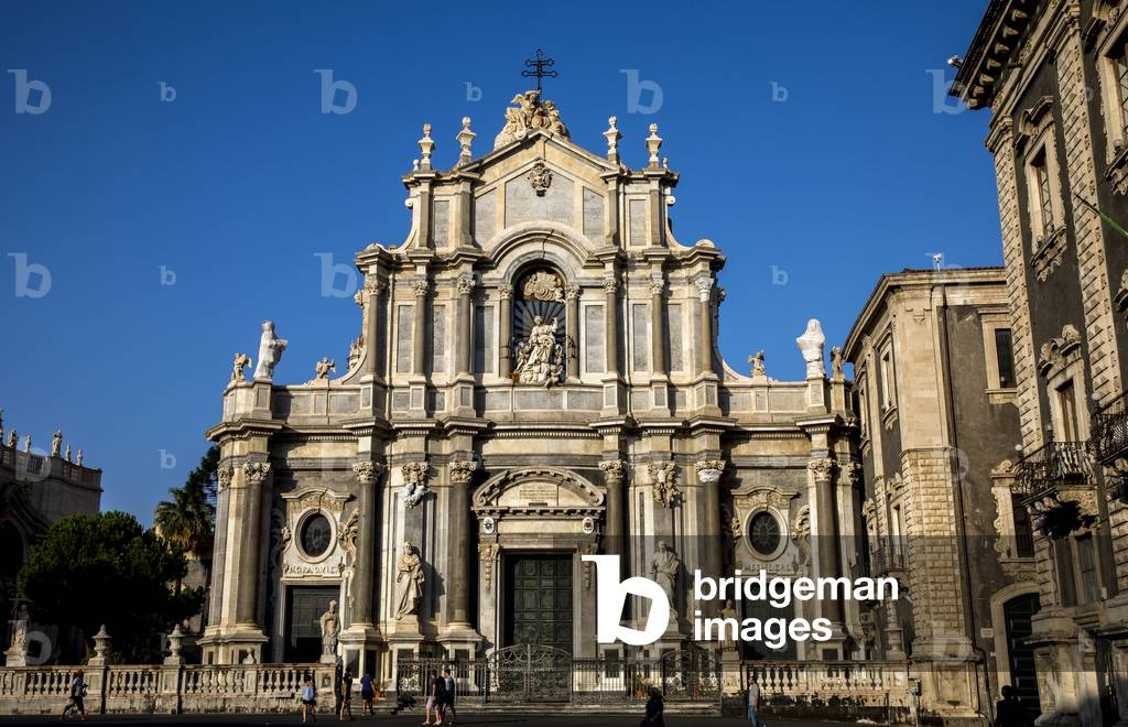 Santa Agata basilica-cathedral, Catania, Sicily (Italy). (photo)