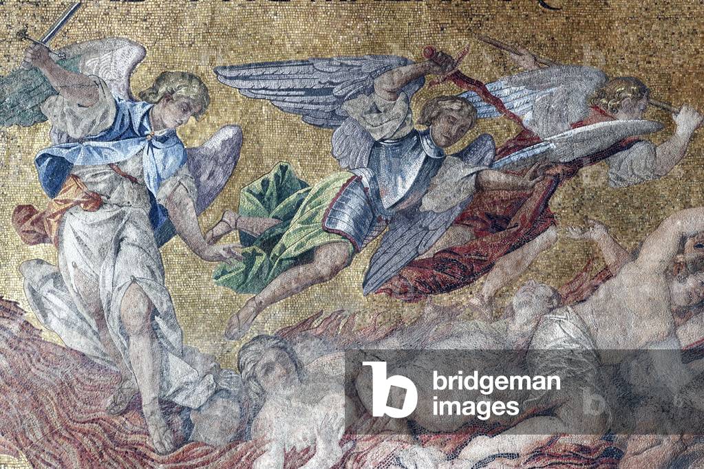 Basilica of Saint Mark. The last judgment. Mosaic.