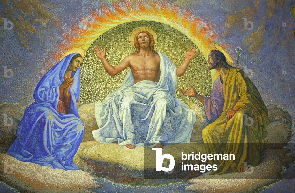 Cordi Jesu catholic church fresco Le Caire Egypt