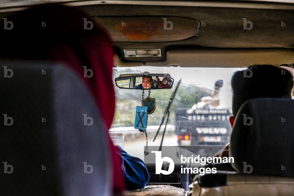 Driving in the West Bank, Palestine, 2018 (photo)