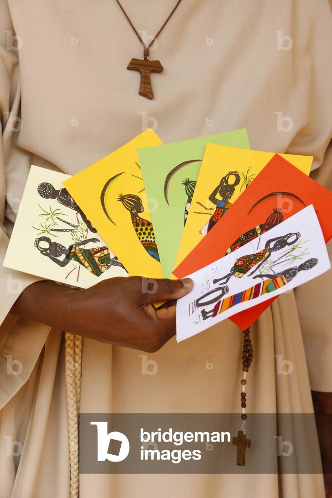 Cards made at Akepe catholic monastery, Akepe, Togo