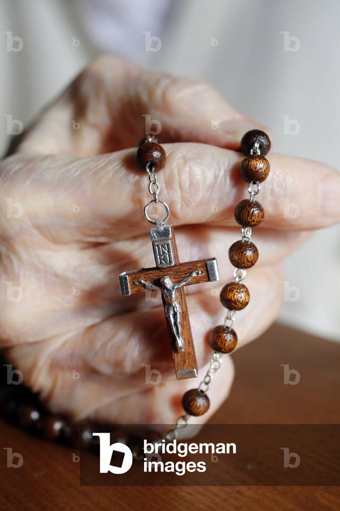 The Rosary of the Holy Wounds was introduced at the beginning of the 20th century by the Venerable Sister Marie Martha Chambon, Marclaz, France (photo)