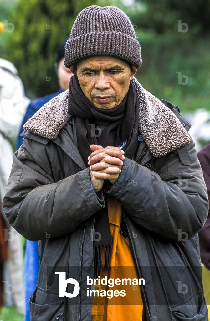 Thich Nhat Hanh in Plum Village buddhist community, 2022 (photo)