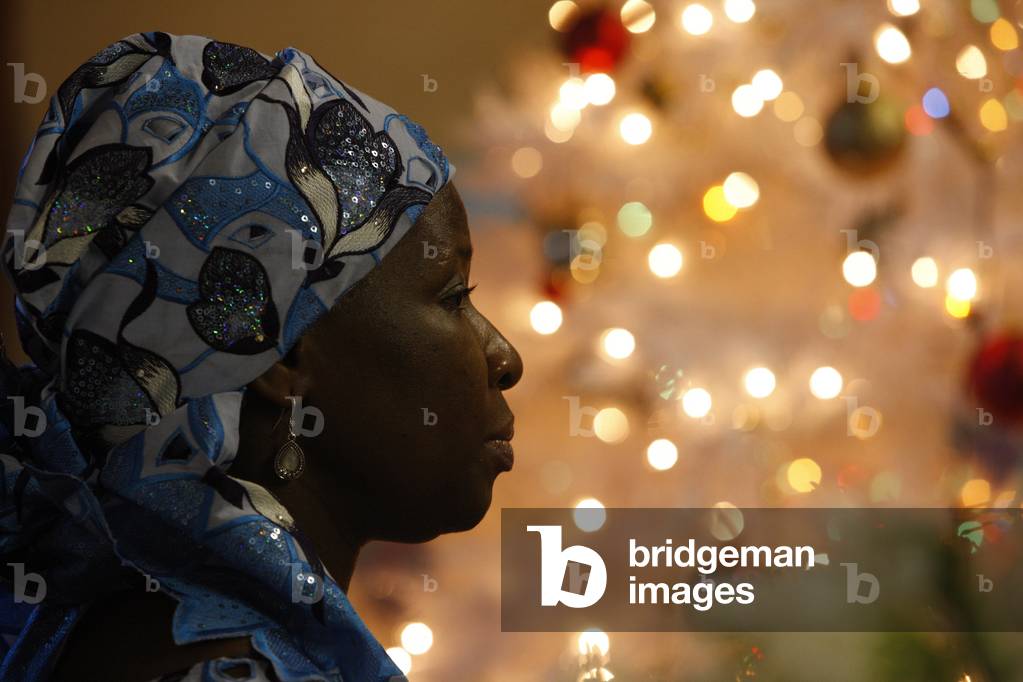 Anglican Christmas mass in Hackney, Londres, Grande-Bretagne