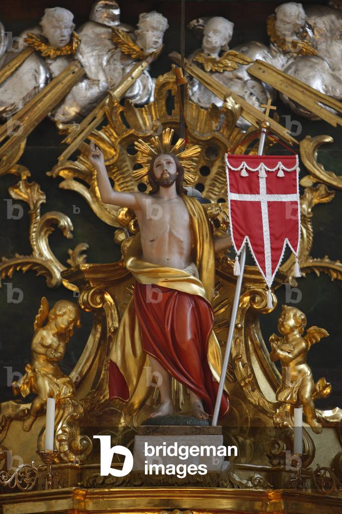 Mauer bei Melk ChurchBaroque AltarJesus, Mauer bei Melk, Austria