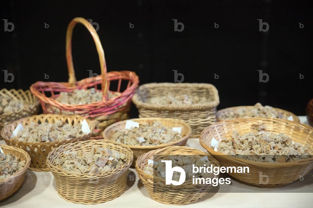 Protestant celebration at the Zenith of Strasbourg, Bread for Holy communion, Strasbourg, France.