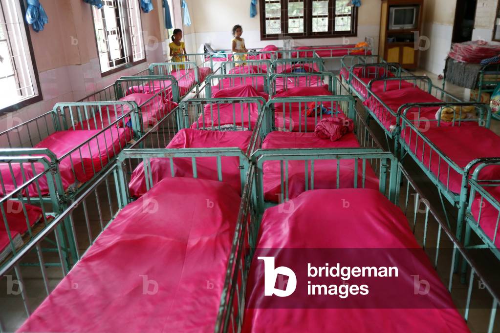 Vinh Son catholic orphanage. Dormitory. Kon Tum. Vietnam