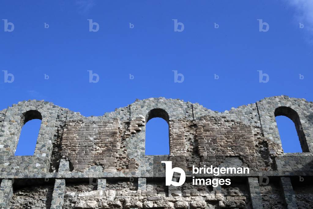 Old roman theatre, Aosta, Italy (photo)