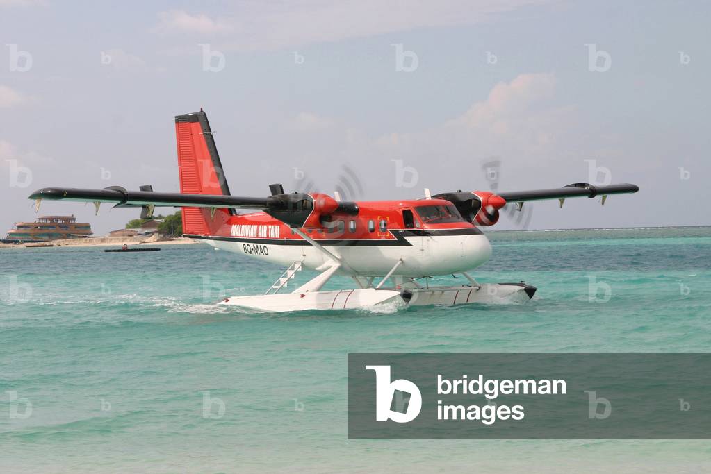 Sea plane in the Maldives, Reethi Rah, Maldives