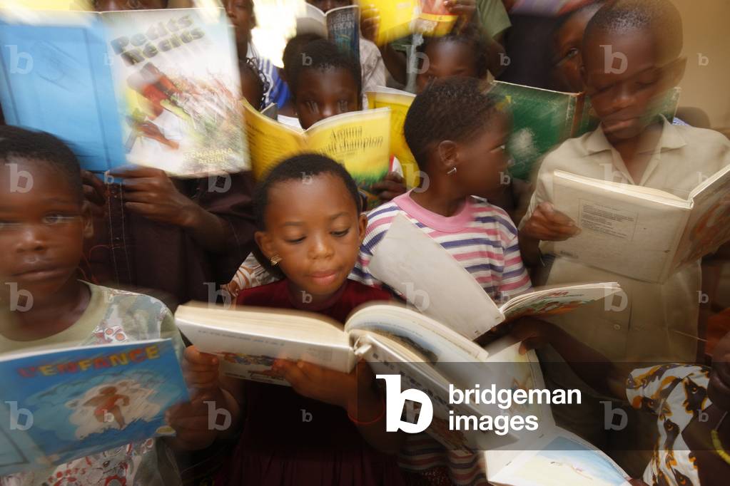 Gbonvie school library, Lome, Togo